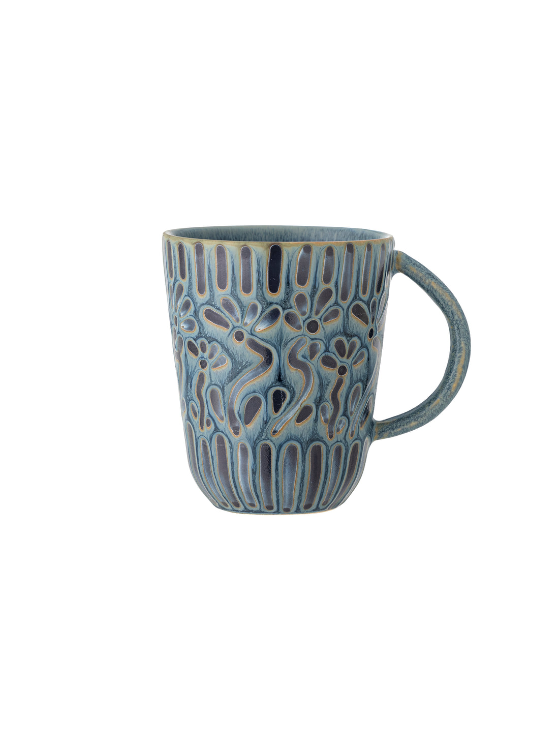 Samsin Embossed Stoneware Mug