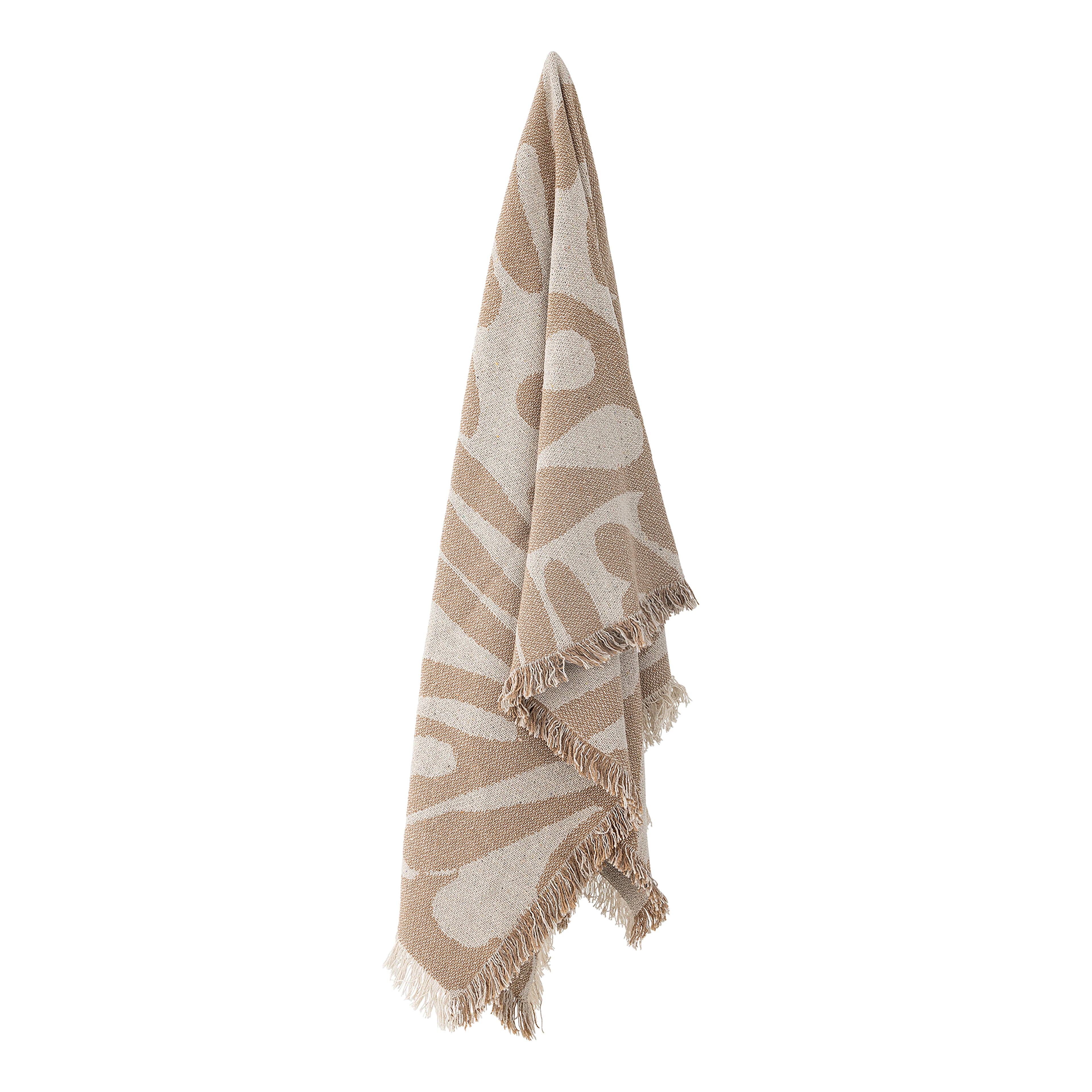 Alk Recycled Cotton Throw - Brown