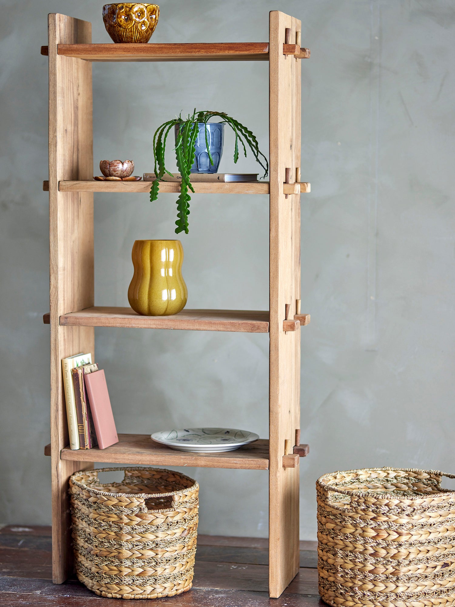 Reclaimed Wooden Bookshelf