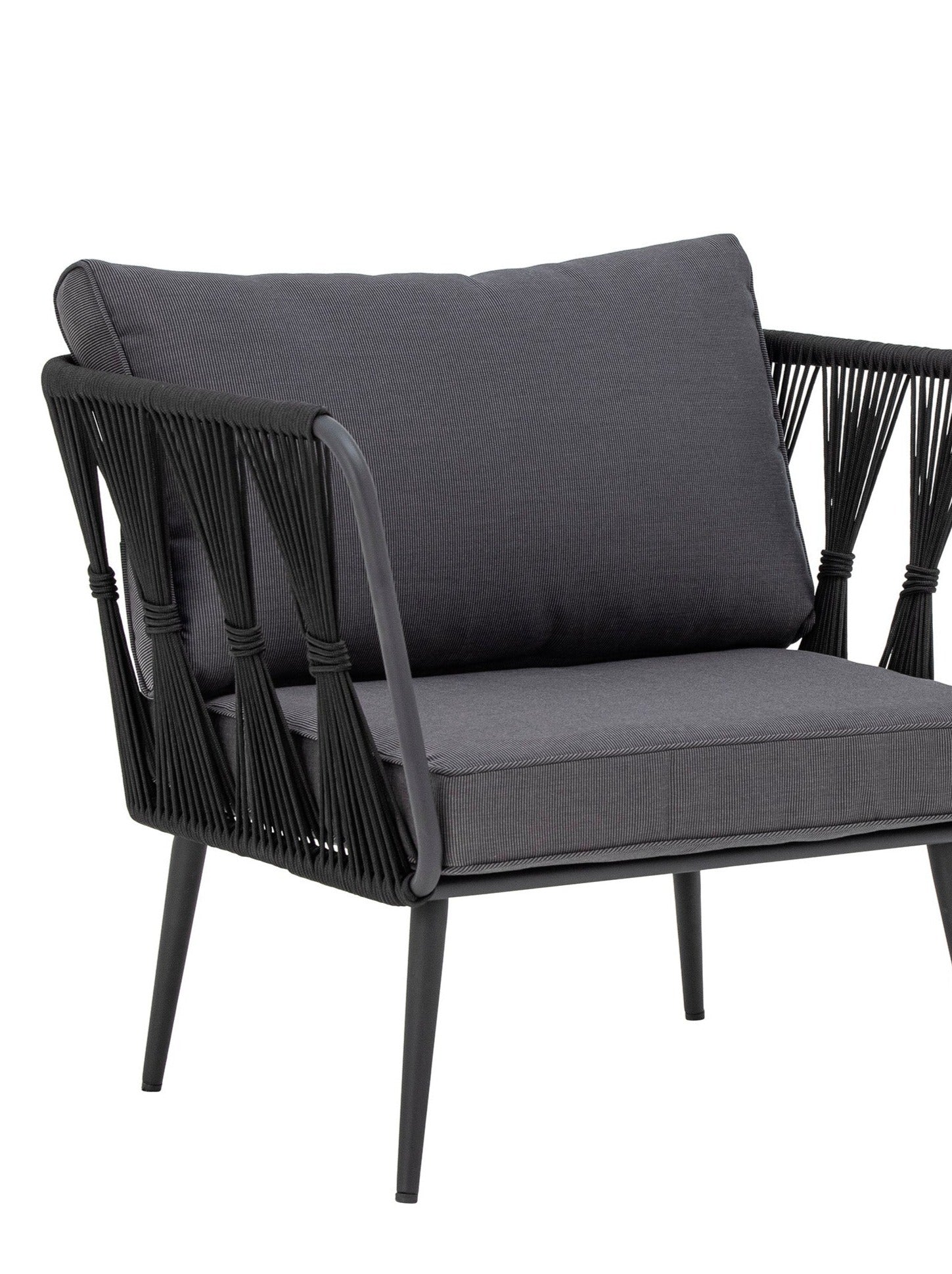 Pavone Outdoor Armchair Black/Grey