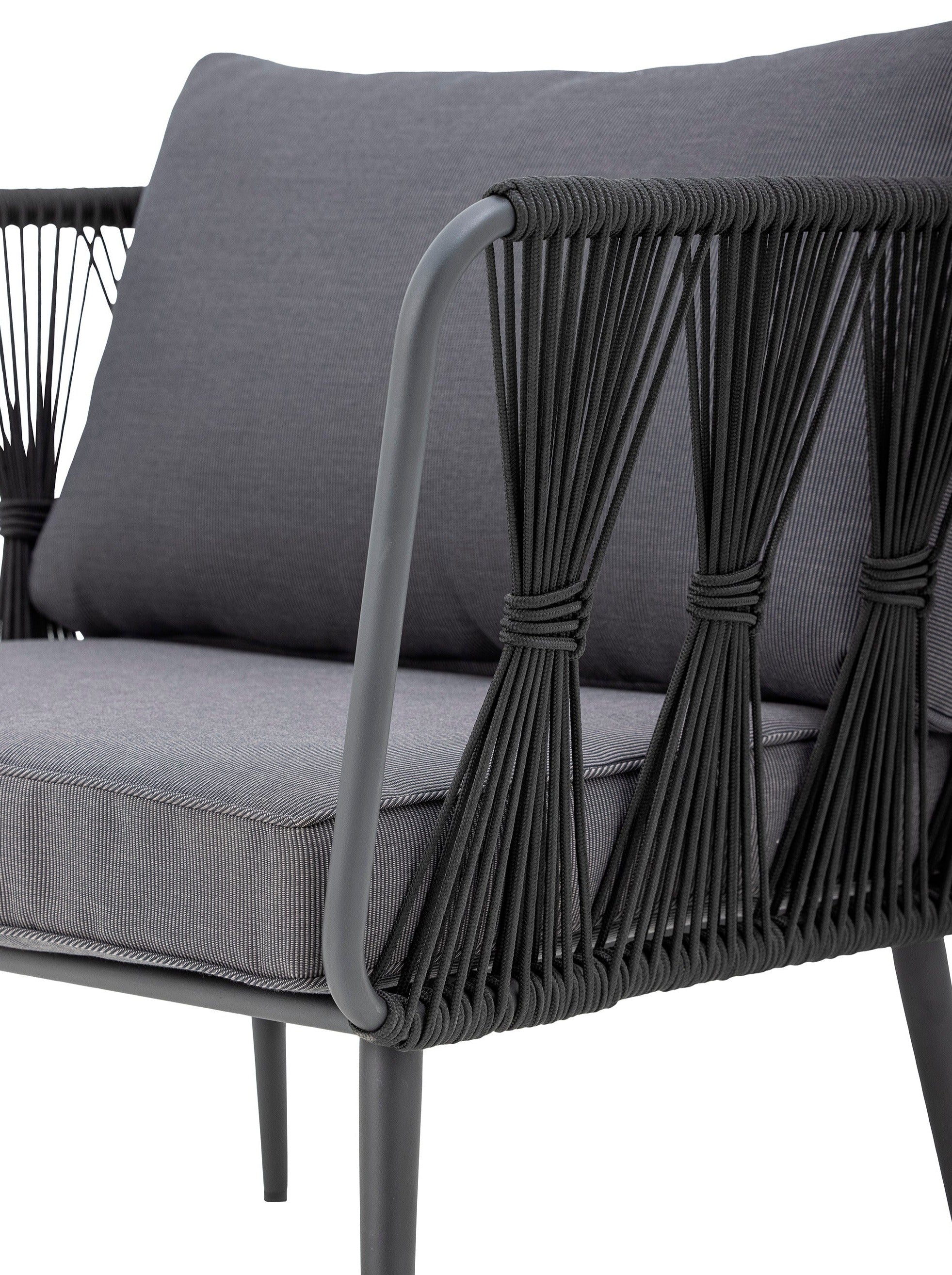 Pavone Outdoor Armchair Black/Grey