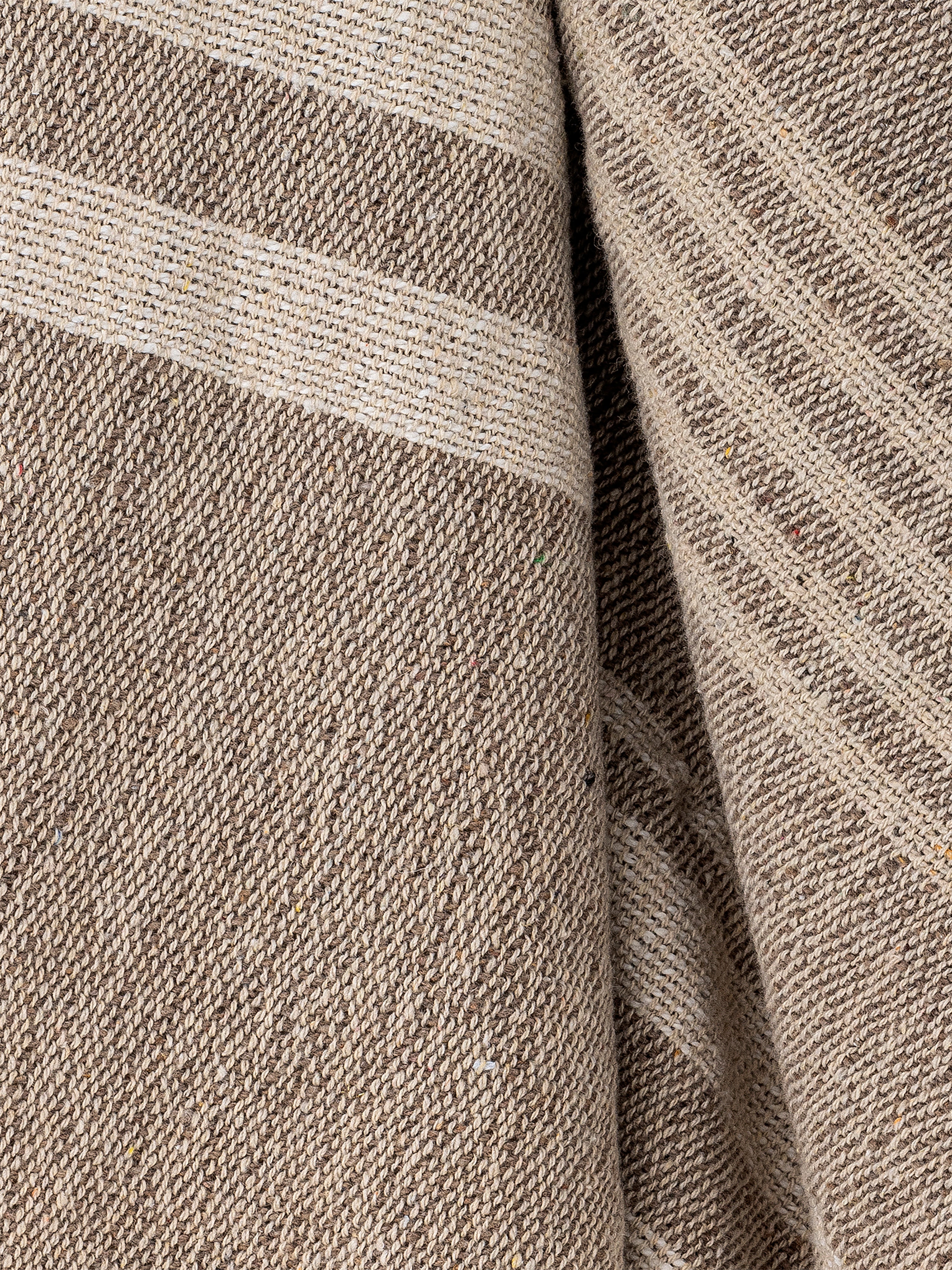 Lugo Throw -  Brown - Recycled Cotton