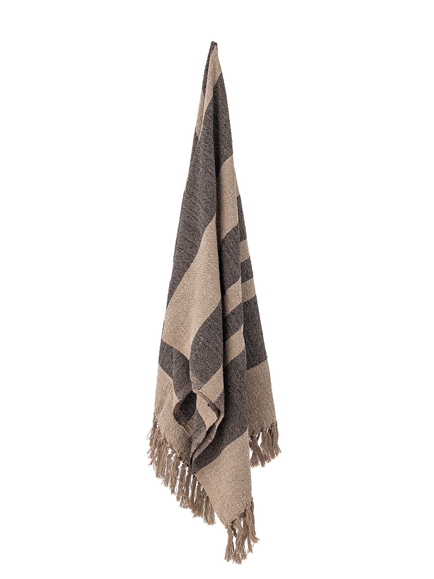 Temi Throw - Black -  Recycled Cotton