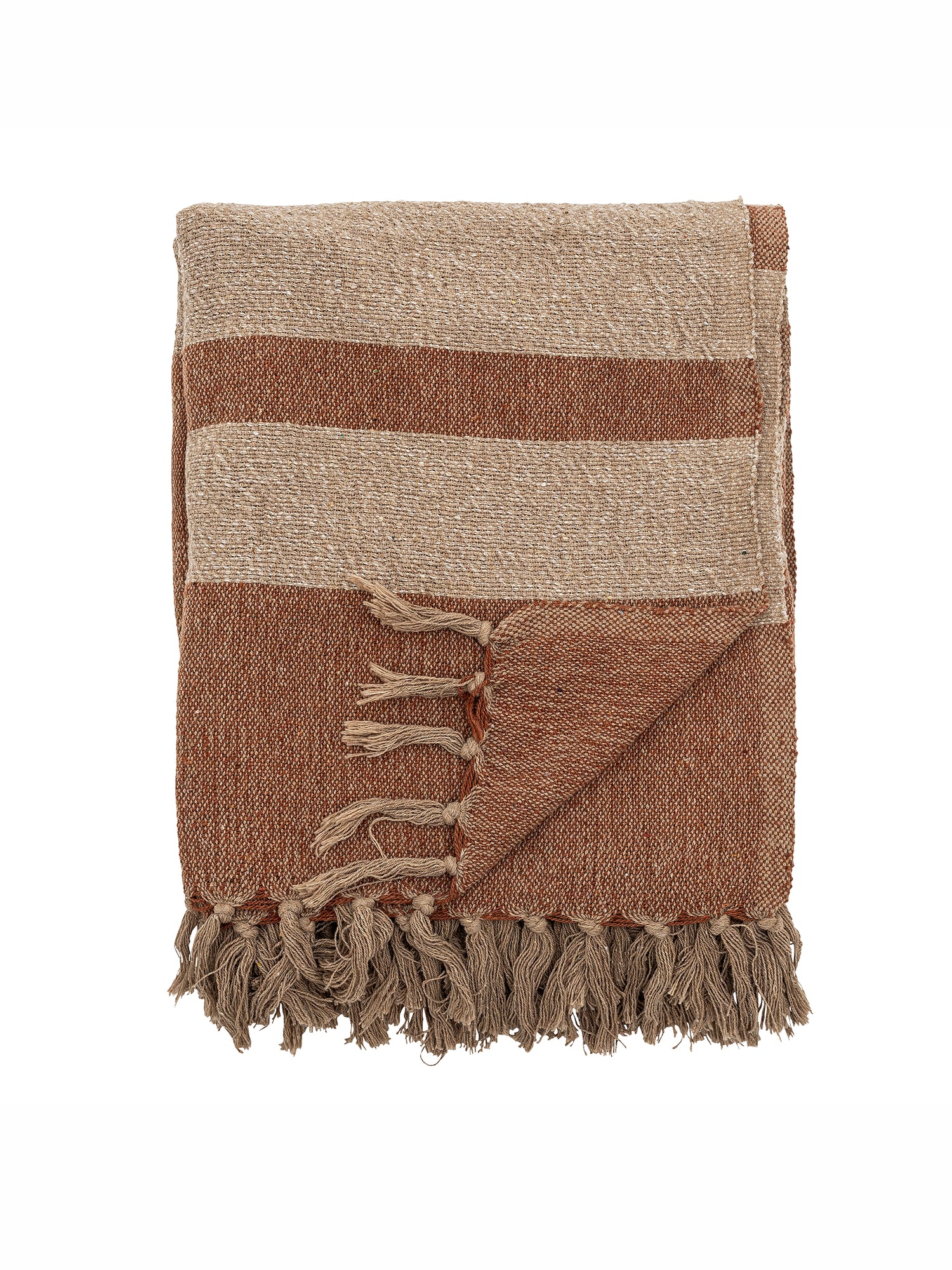 Temi Throw - Brow - Recycled Cotton