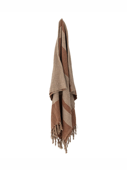 Temi Throw - Brow - Recycled Cotton