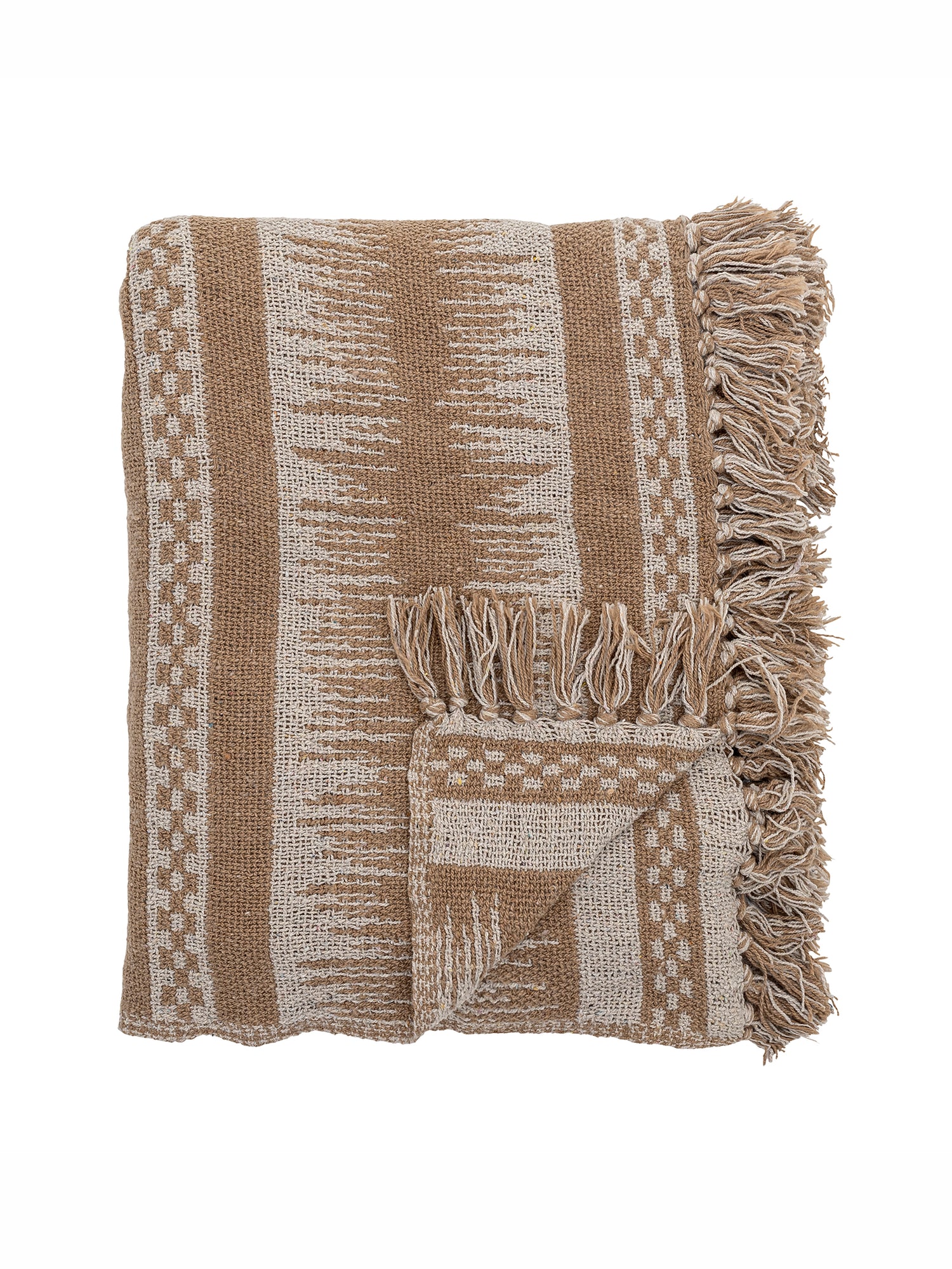 Marmi Throw - Brown - Recycled Cotton