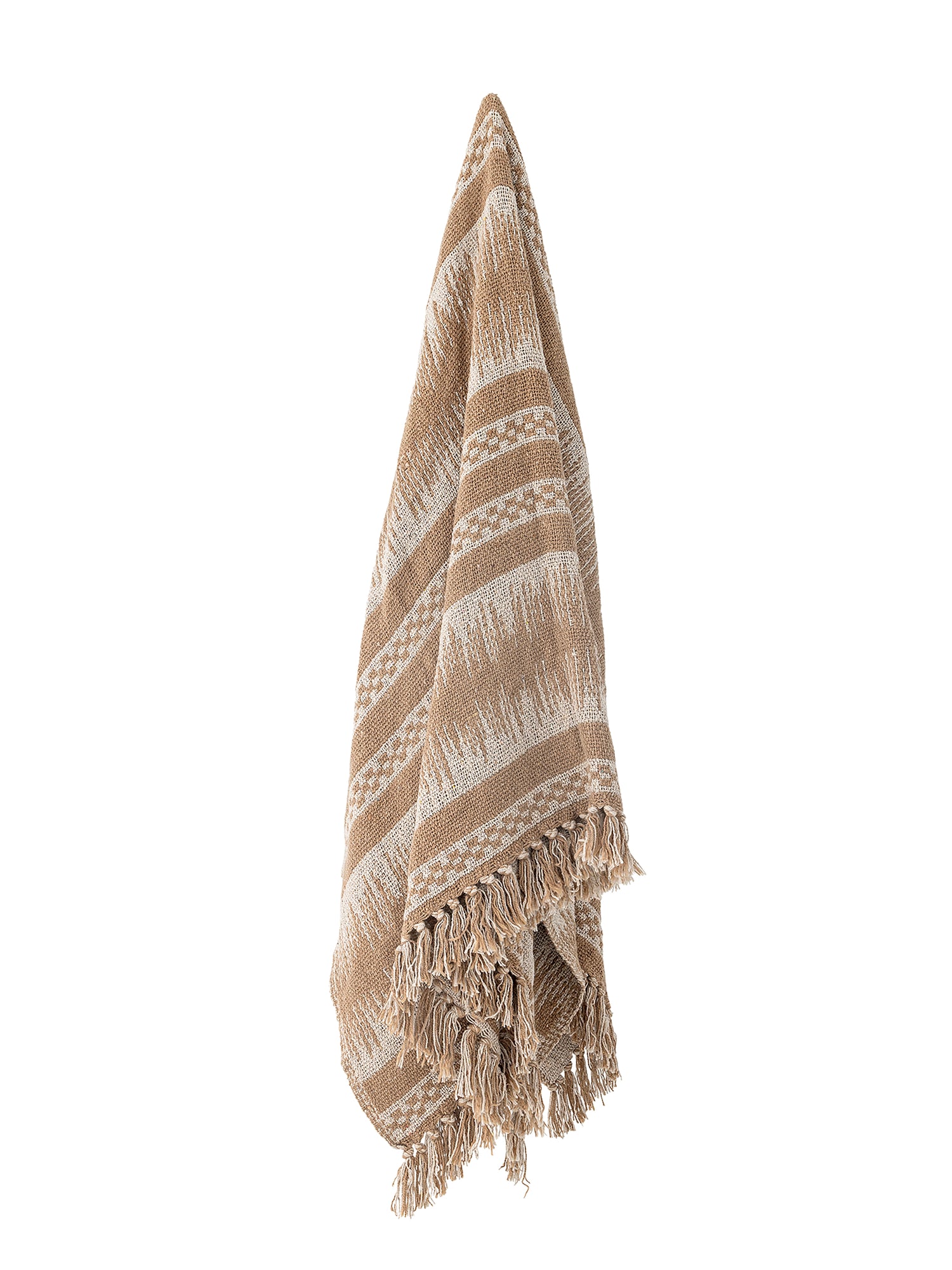 Marmi Throw - Brown - Recycled Cotton