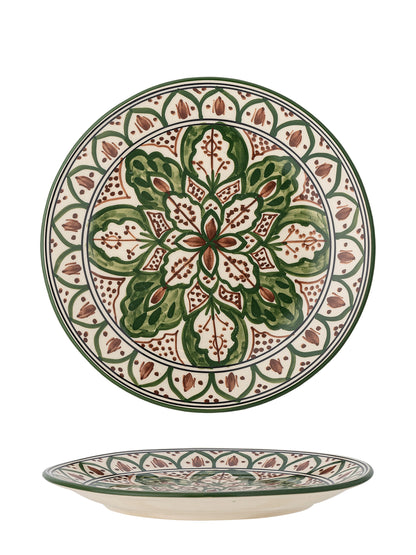 Karlie Plate - Green - Stoneware