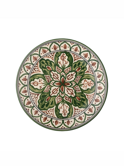 Karlie Plate - Green - Stoneware