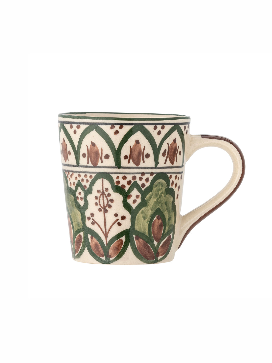 Karlie Mug, Green, Stoneware