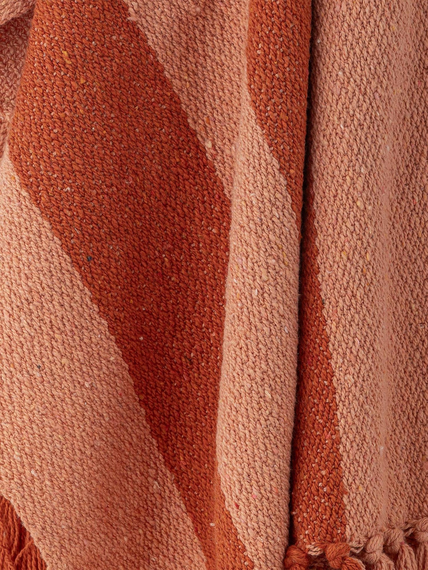 Frello Throw - Orange - Recycled Cotton