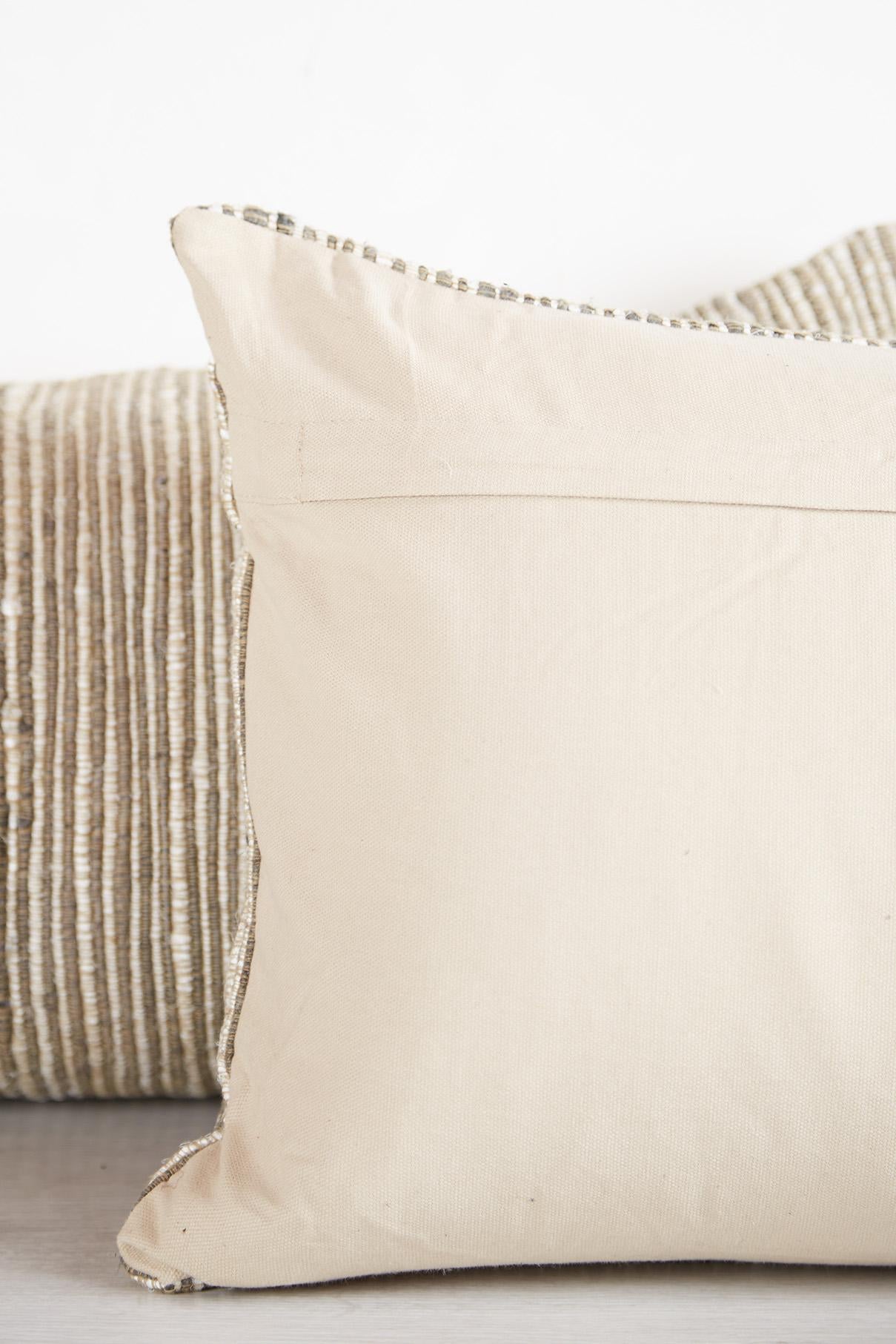 Trellini Cotton Stripe Cushion