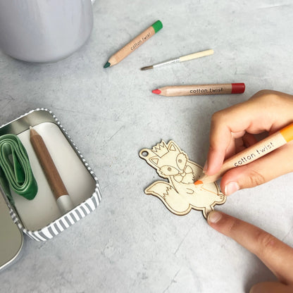 Make Your Own Christmas Fox Decoration