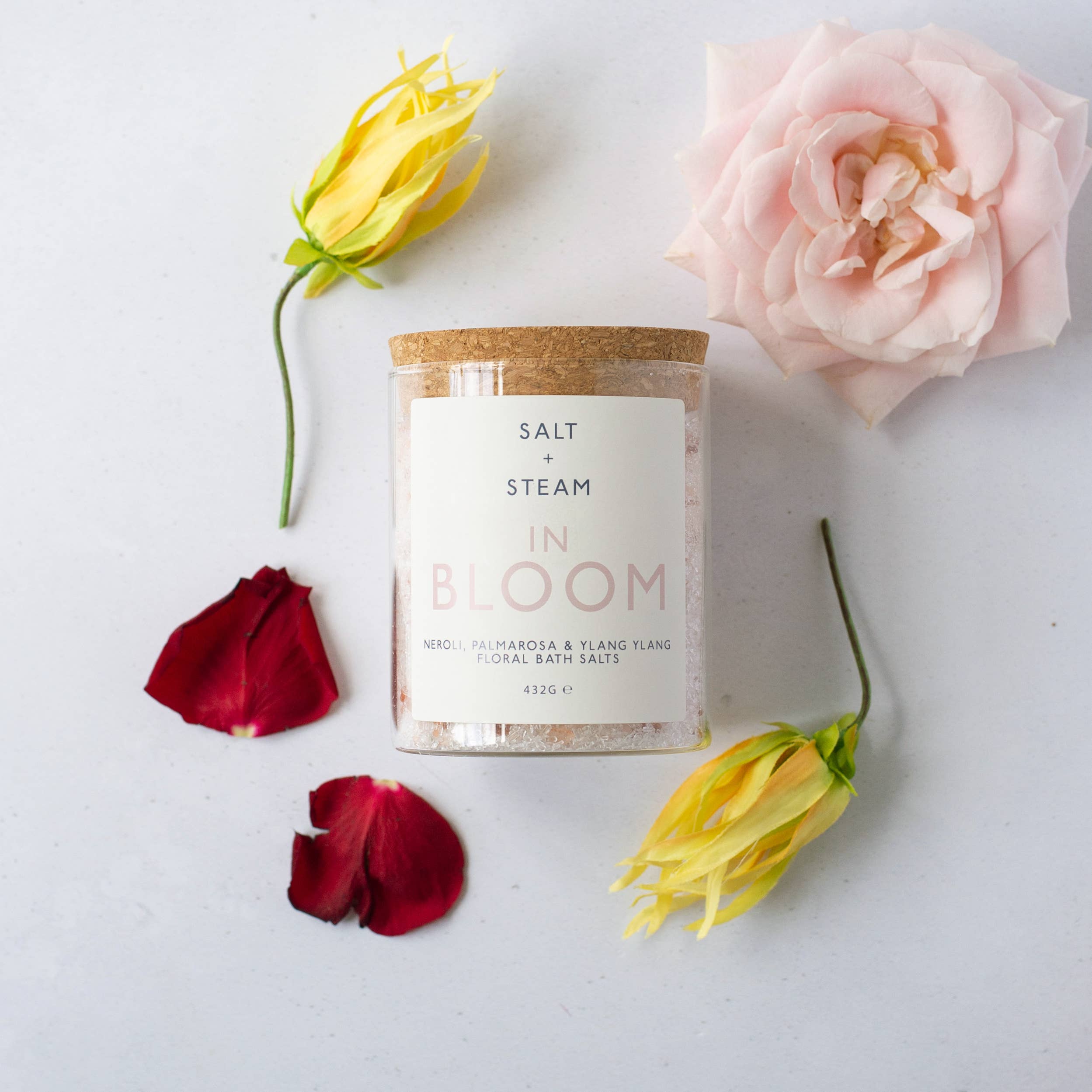 In Bloom - Rose, Neroli &amp; Palmarosa Bath Salts 80g &amp; 432g