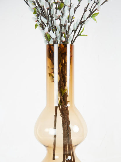 Large Joly Brown Glass Vase