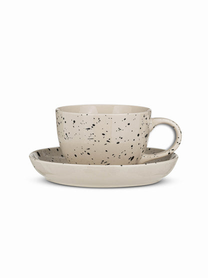 Ama Splatter Cup &amp; Saucer