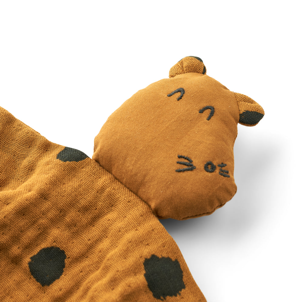 Amaya Cuddle Teddy in Golden Caramel Leopard