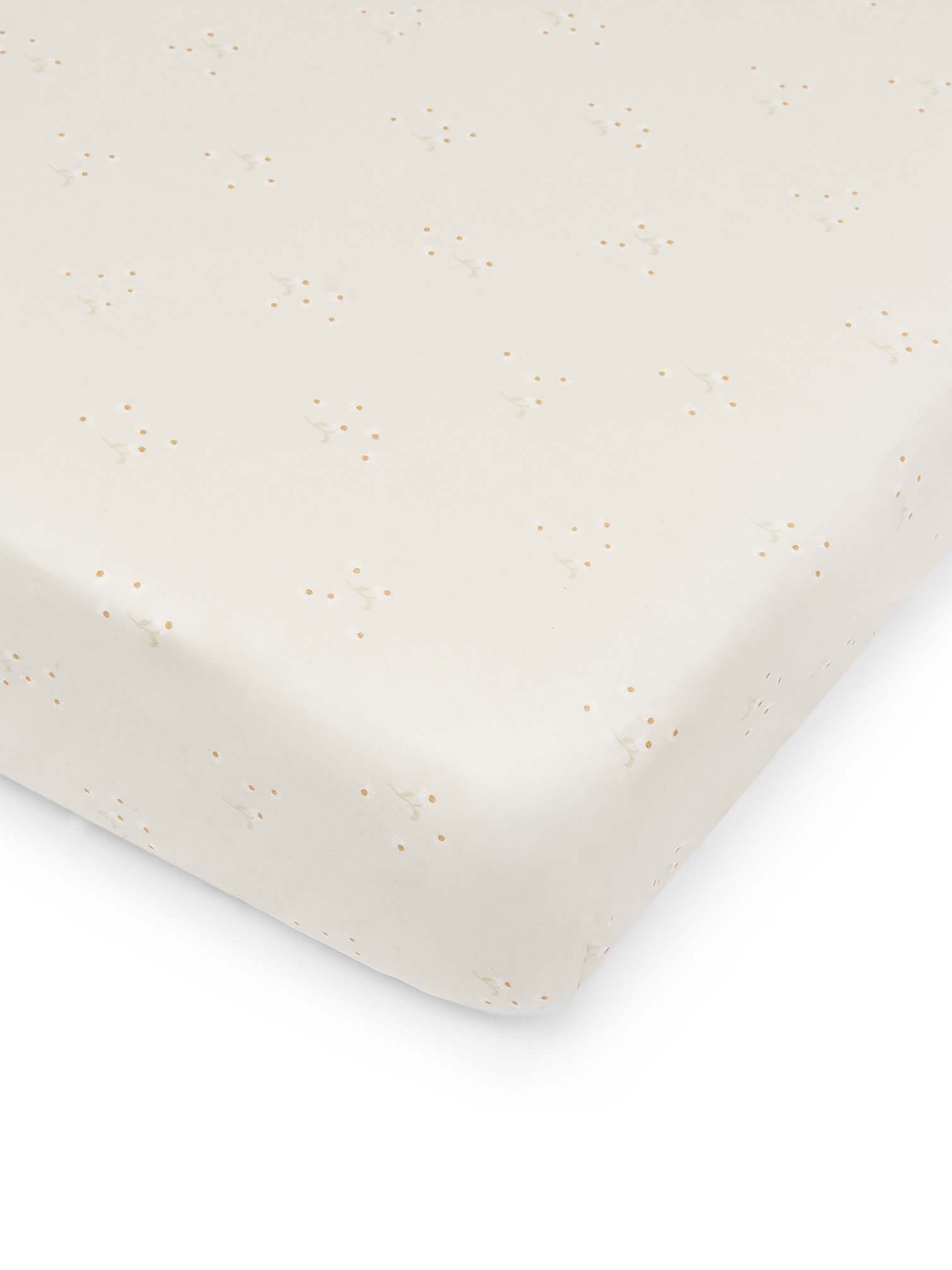 Cotbed Fitted Sheet - Wild Chamomile