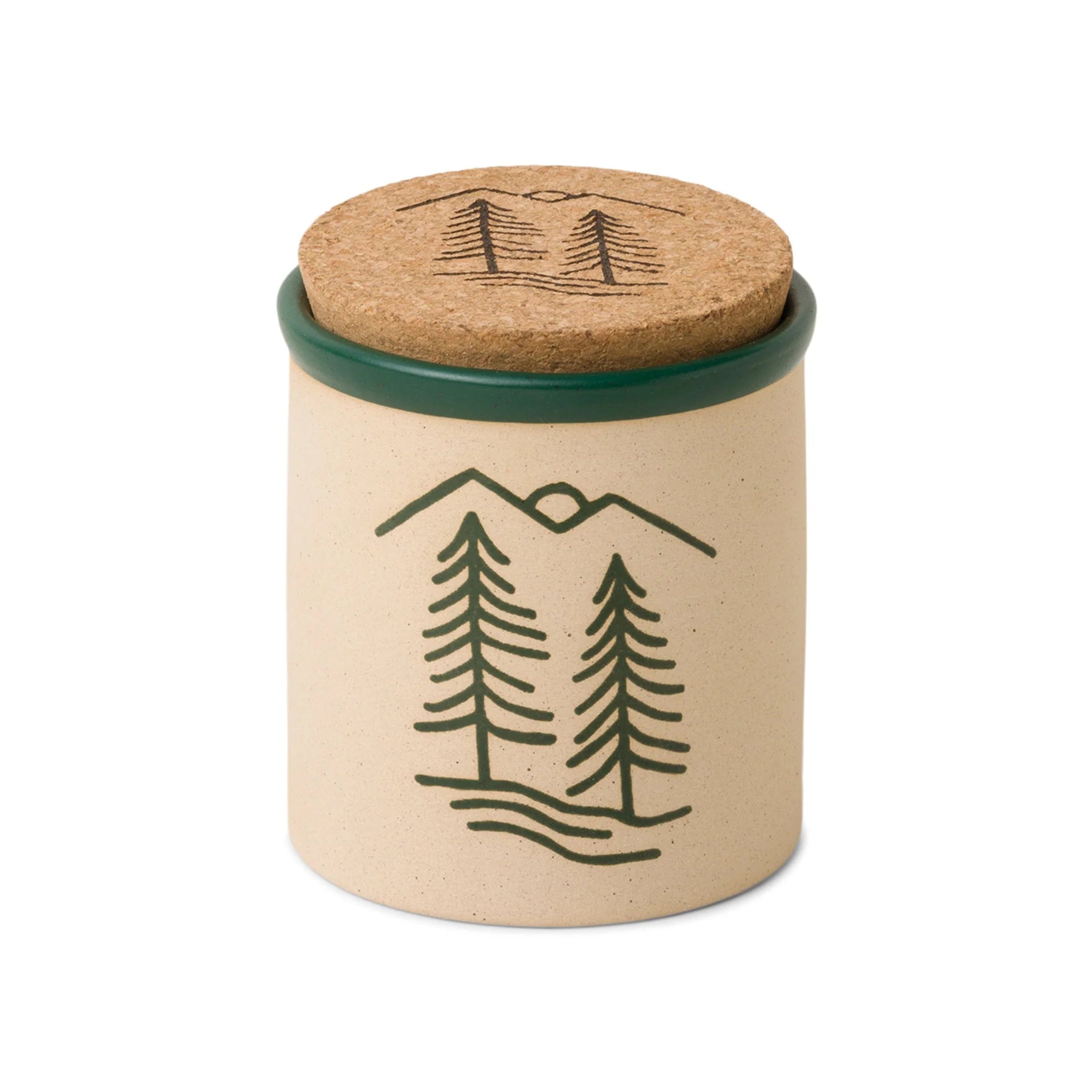 Cypress and Fir Dune Candle - Green - Reusable Vessel