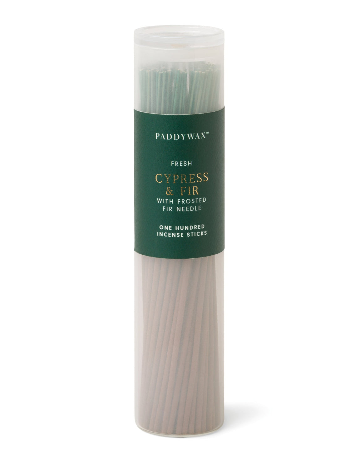 Cypress &amp; Fir 100 Green Incense Sticks in Glass Jar