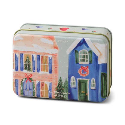 Christmas Tin Soy Candle - Winter Balsam