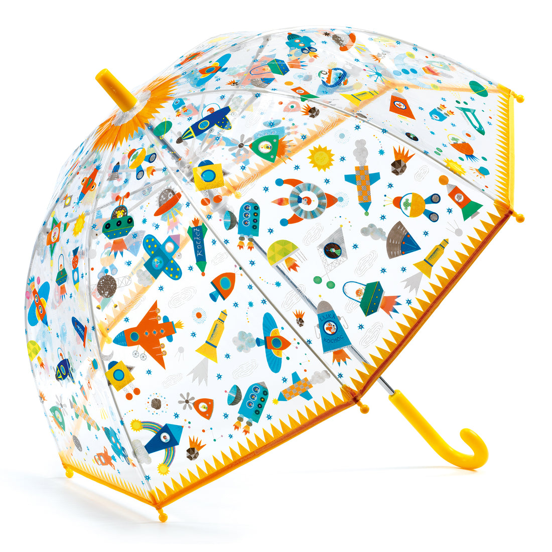 Kids Transparent Umbrella - Space Theme