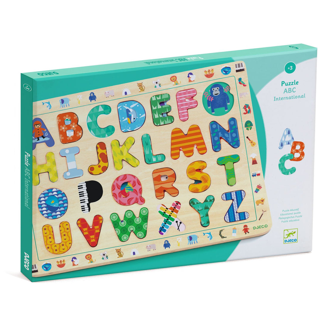 ABC Educational International Wooden Puzzle