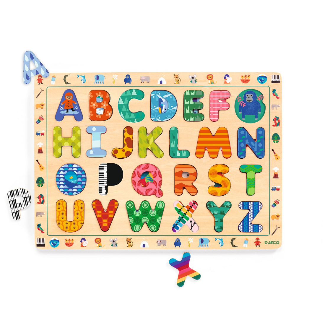 ABC Educational International Wooden Puzzle