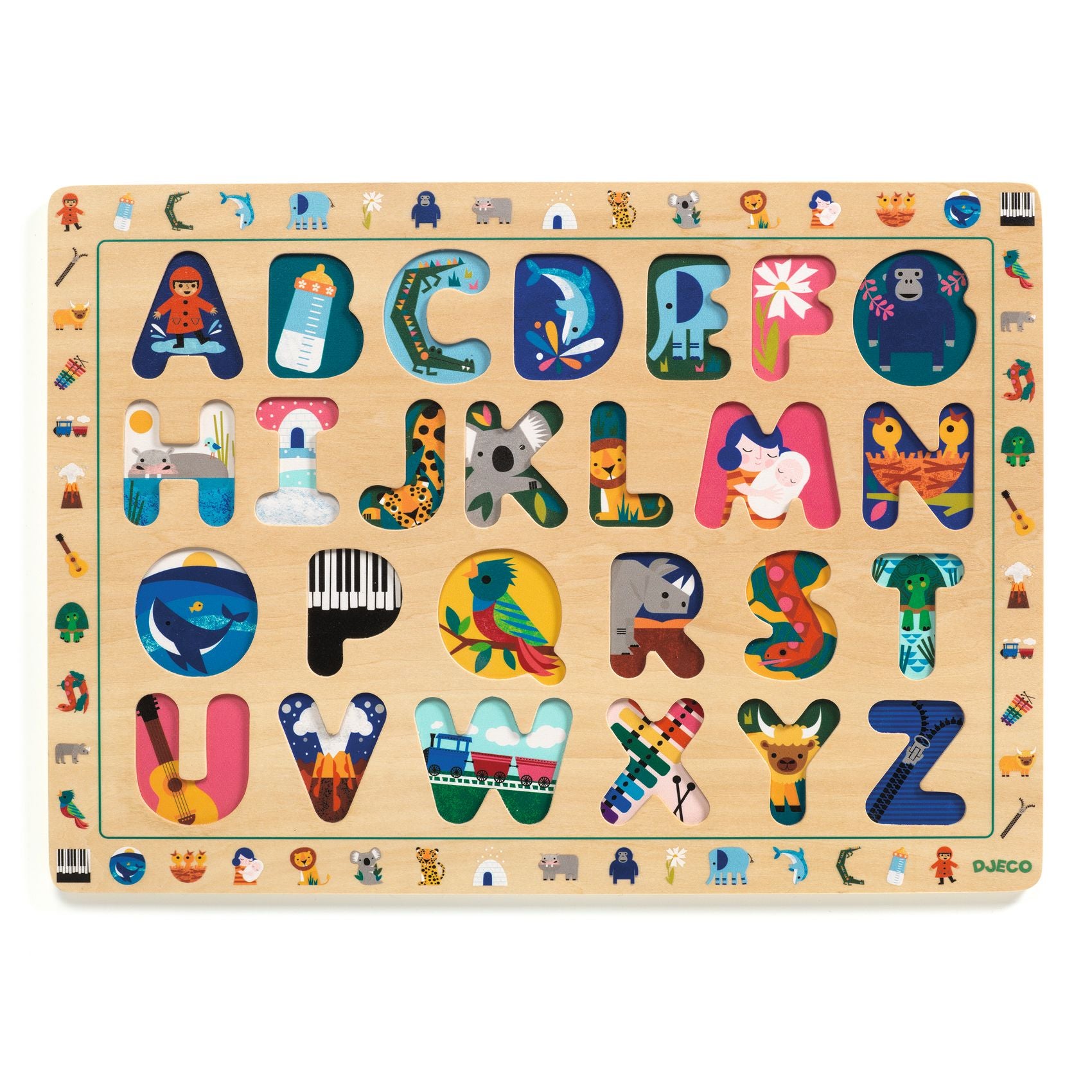 ABC Educational International Wooden Puzzle