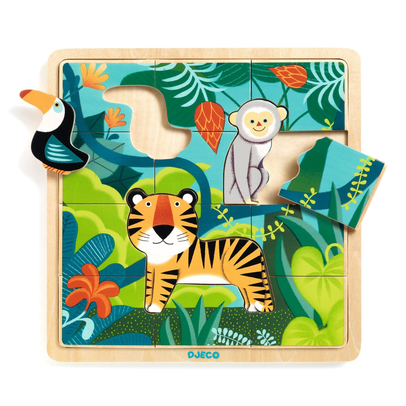 Puzzlo Jungle - Wooden Puzzle