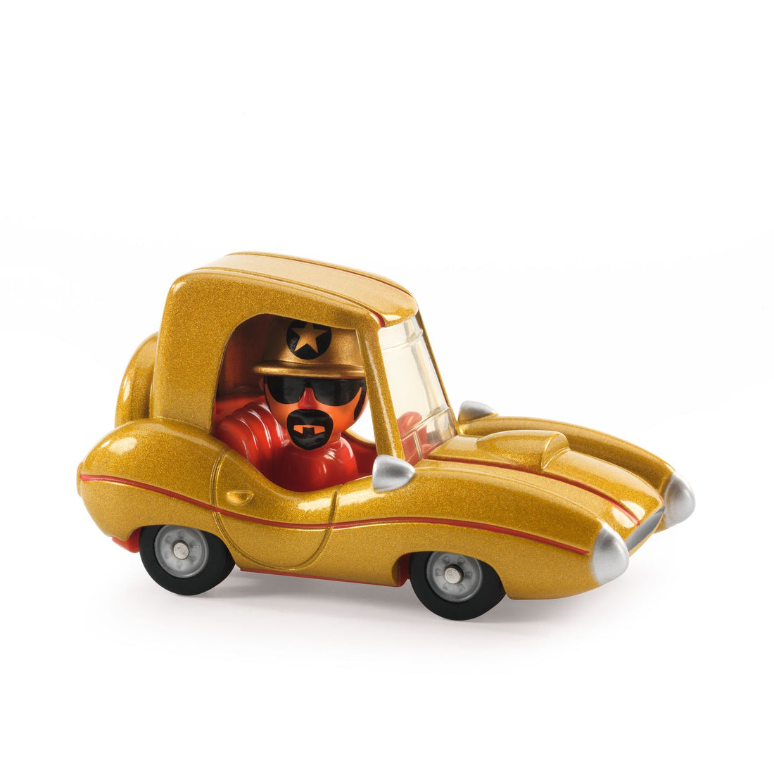 Crazy Motors - Metal Toy Car - Golden Star