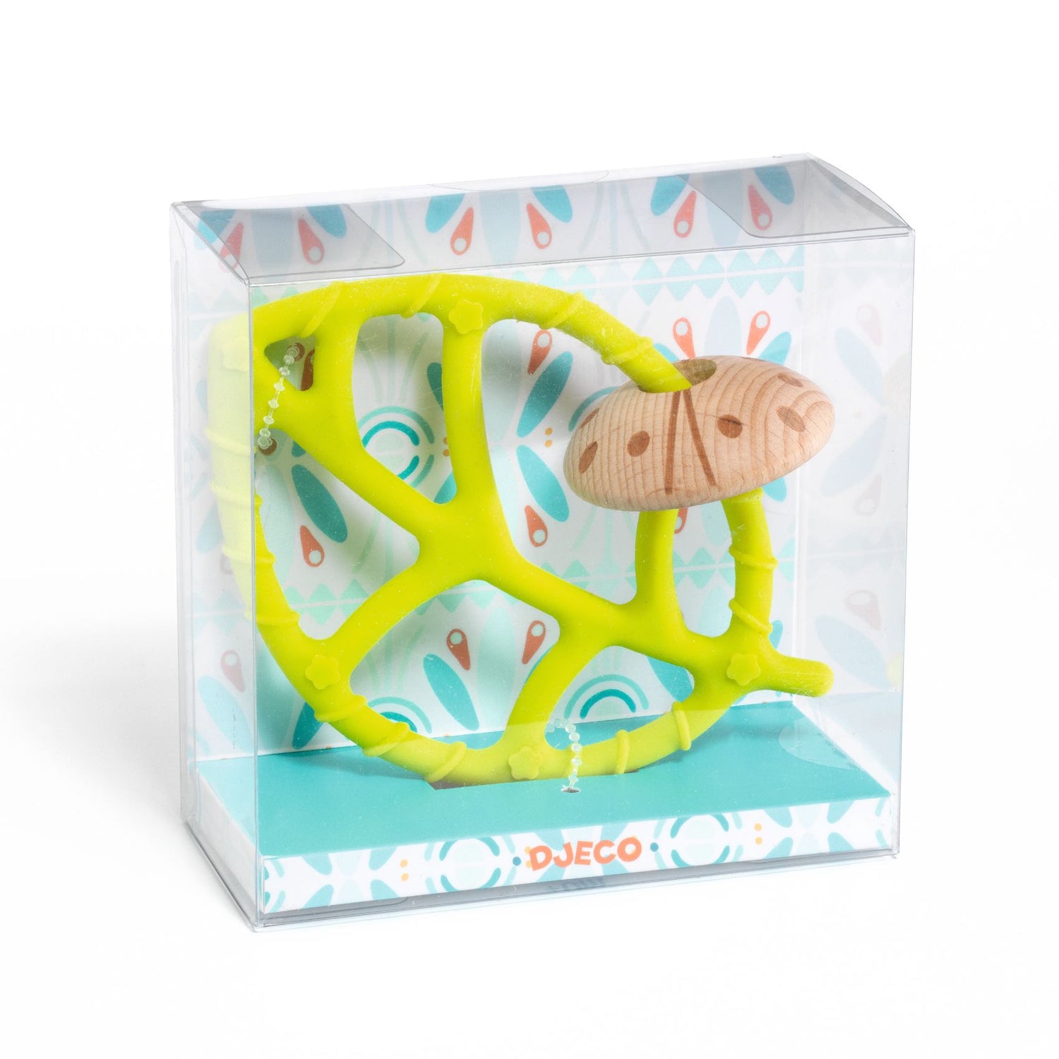 Baby Greeni - Leaf Shaped Silicone Teething Rattle