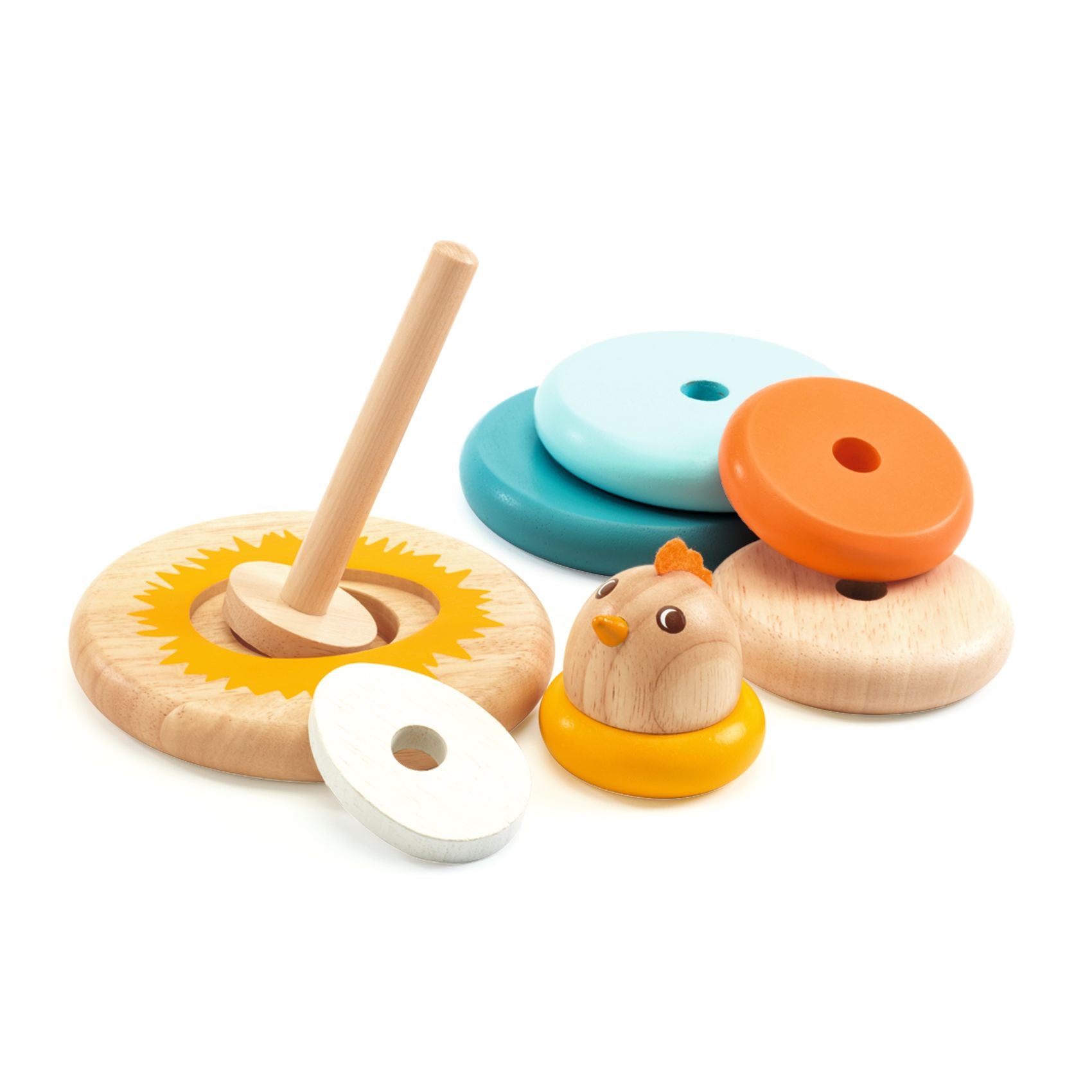 Mother Hen - Wooden Stacking Toy