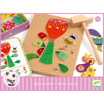 Tap tap Garden Building Game with Wooden Box