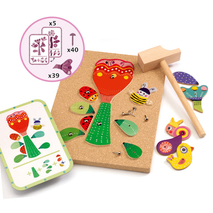 Tap tap Garden Building Game with Wooden Box