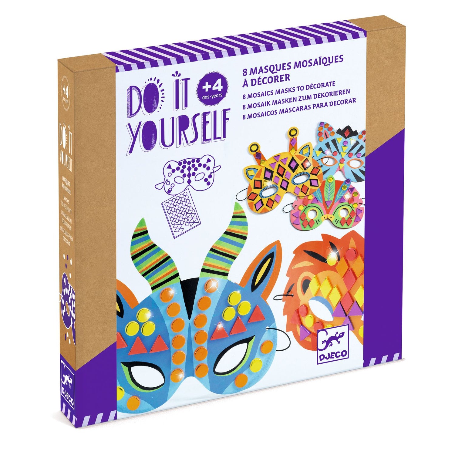 Make Your Own Masks Creative Kit - Jungle Animals