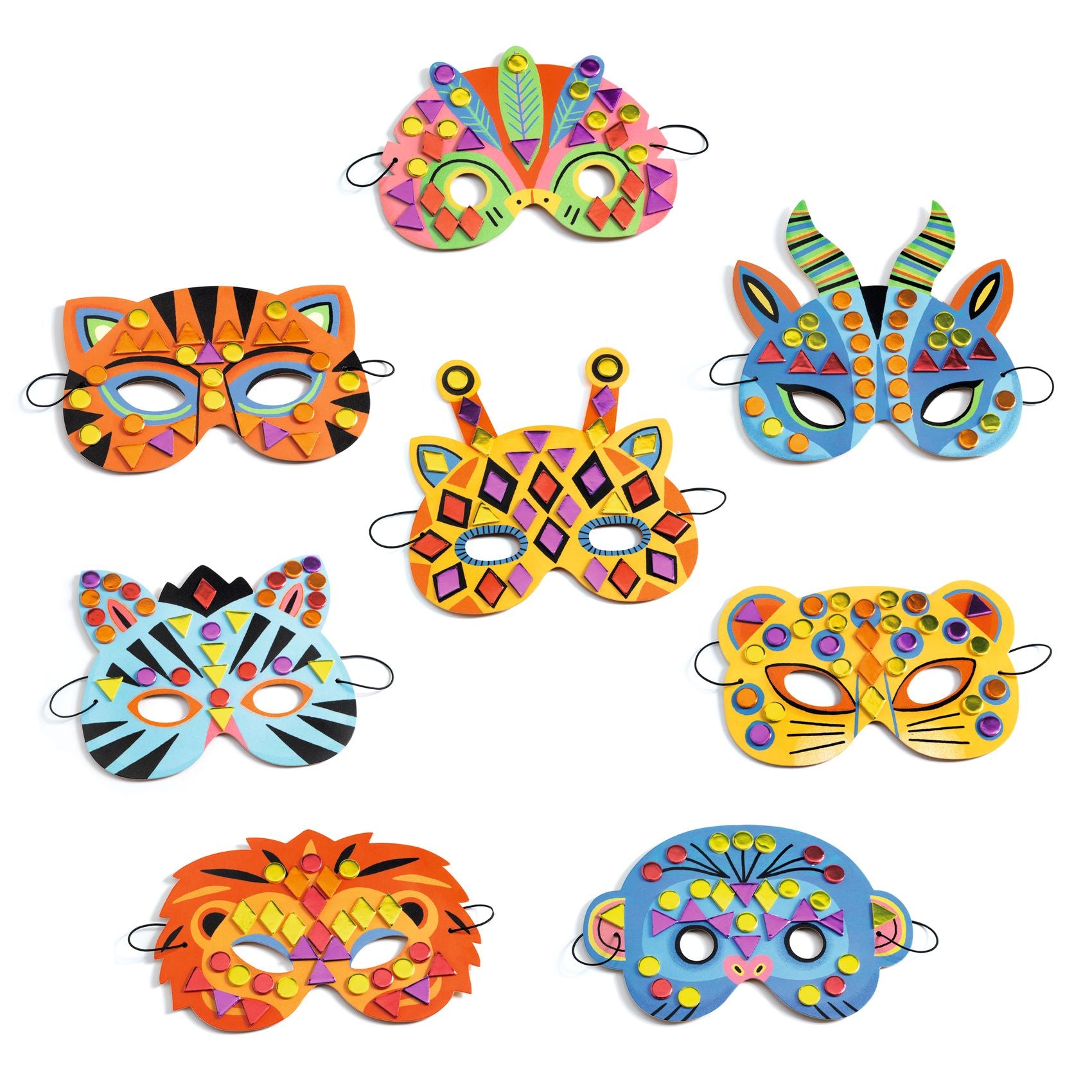 Make Your Own Masks Creative Kit - Jungle Animals