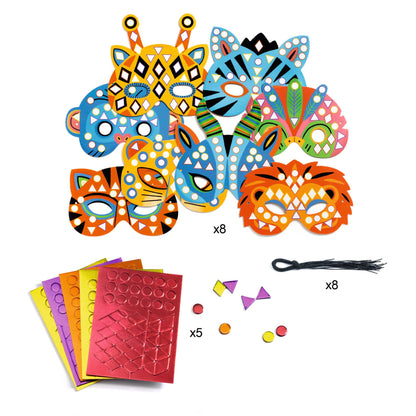 Make Your Own Masks Creative Kit - Jungle Animals