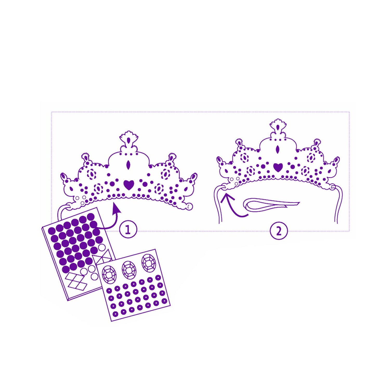 Make Your Own Tiara Creative Kit - Like A Princess