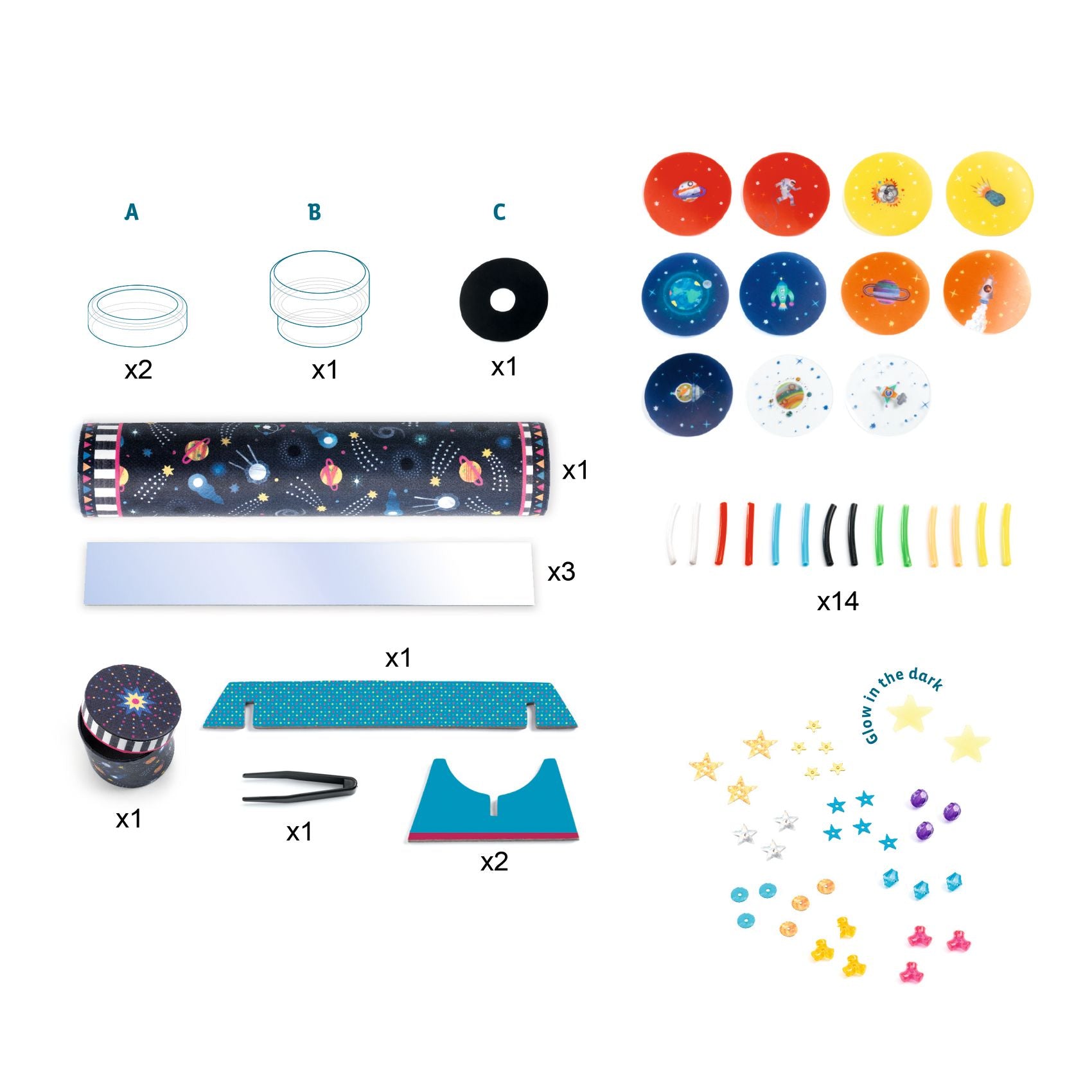 Make Your Own Kaleidoscope Creative Kit - Space Immersion