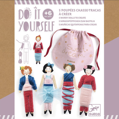 Make Your Own Worry Dolls Creative Kit - Sweet Dreams