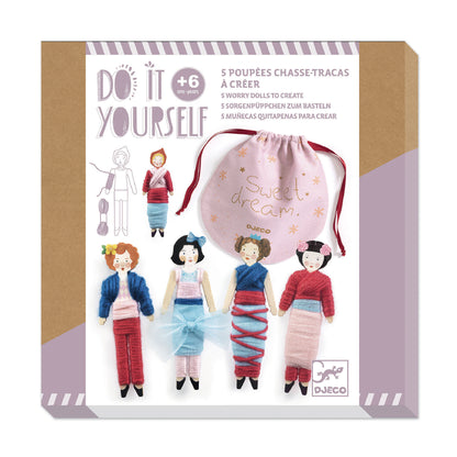 Make Your Own Worry Dolls Creative Kit - Sweet Dreams