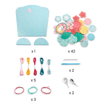 Floral Embroidery Creative Kit - Flora