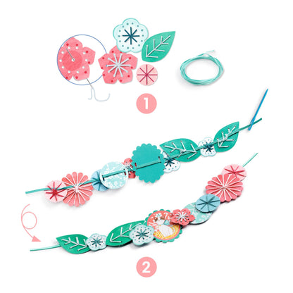 Floral Embroidery Creative Kit - Flora