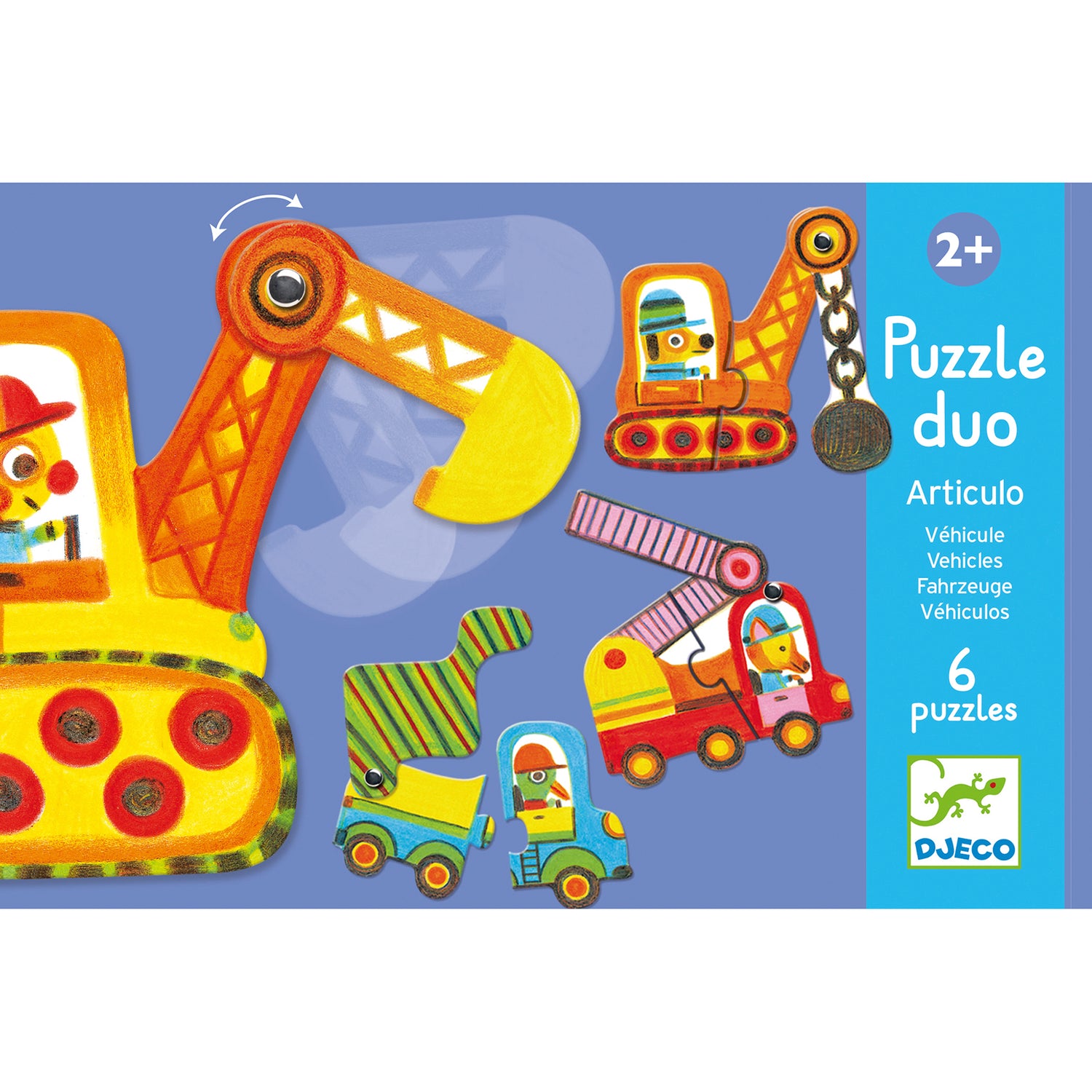 Articulated Vehicles Duo Puzzle