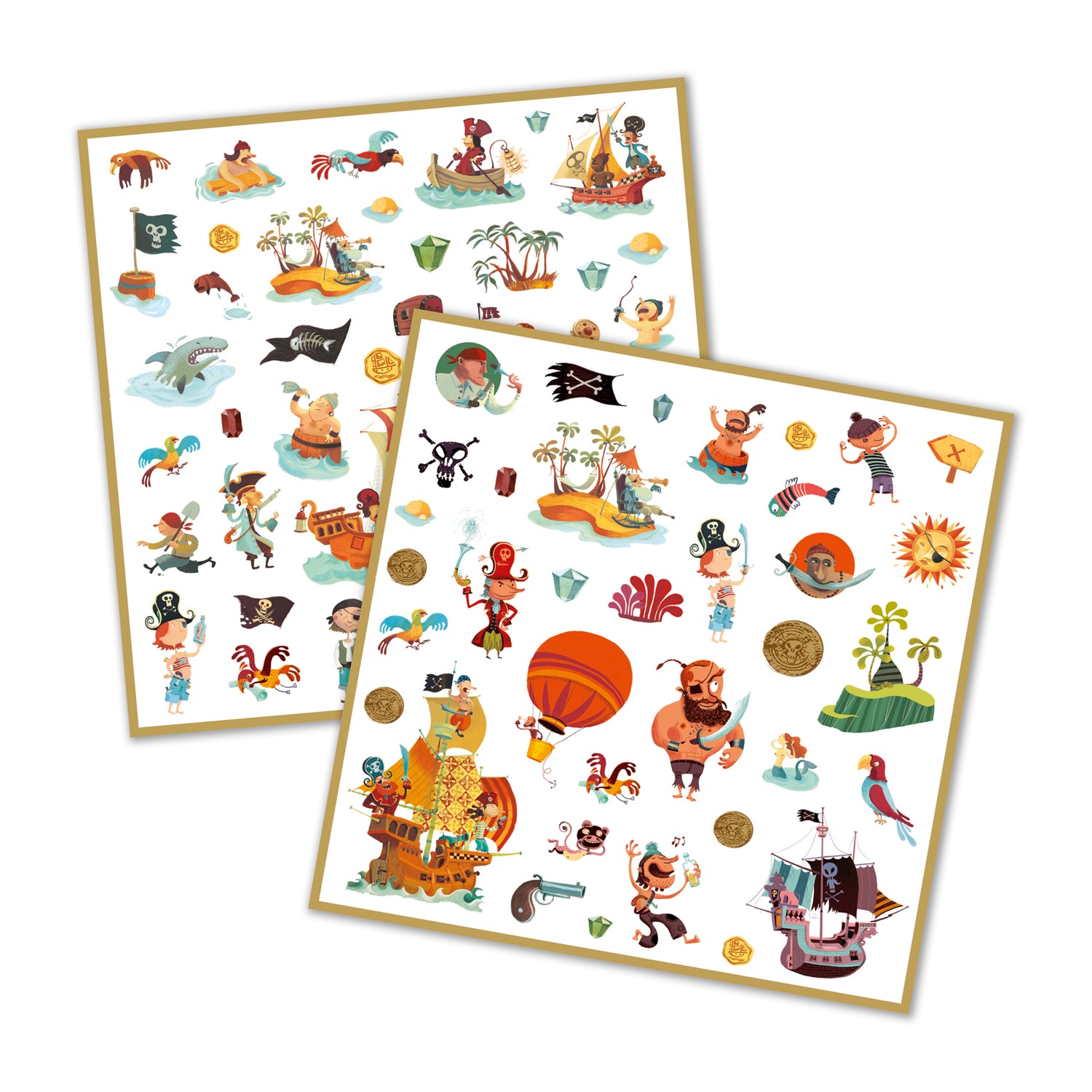 Sticker Set x 160 - Pirates