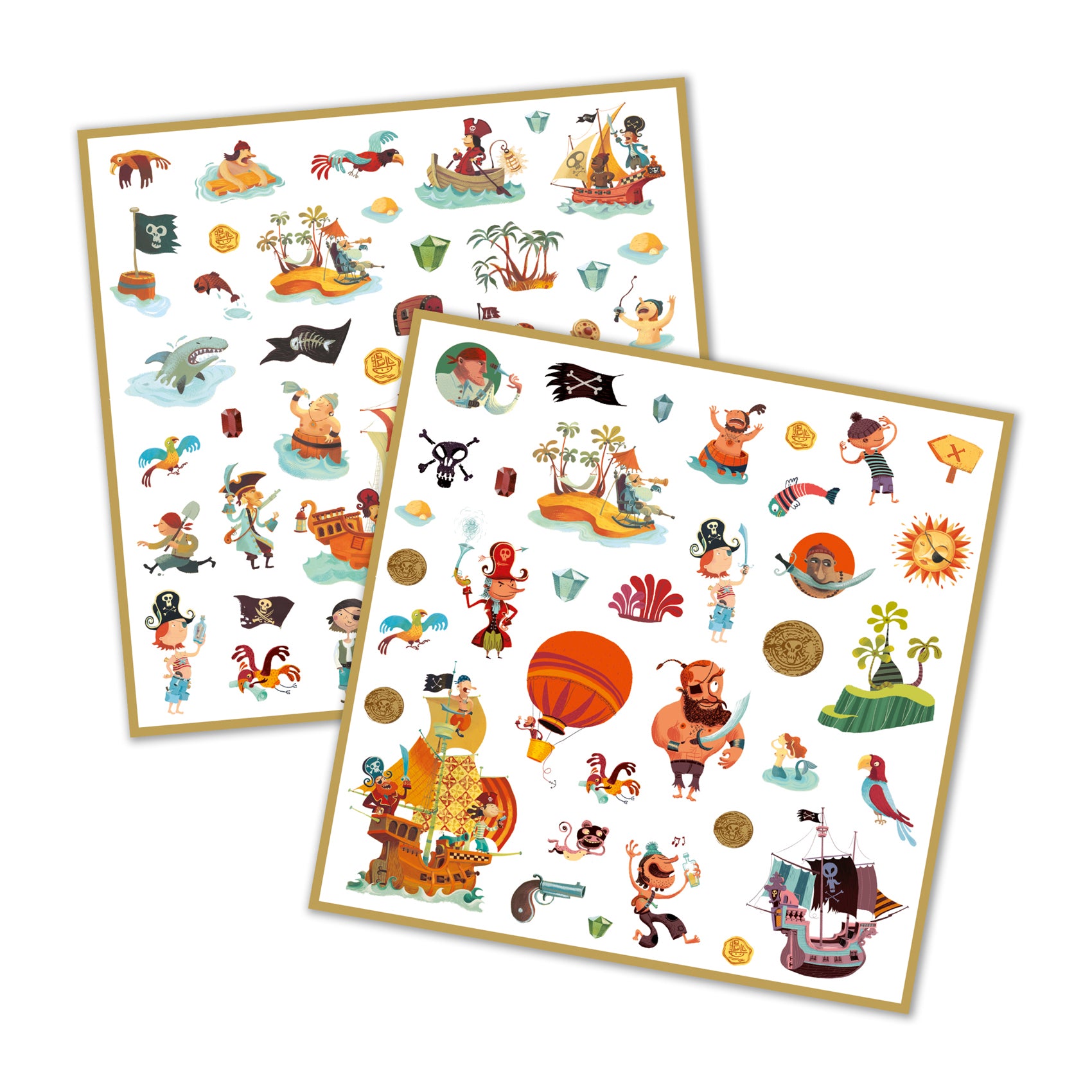 Sticker Set x 160 - Pirates