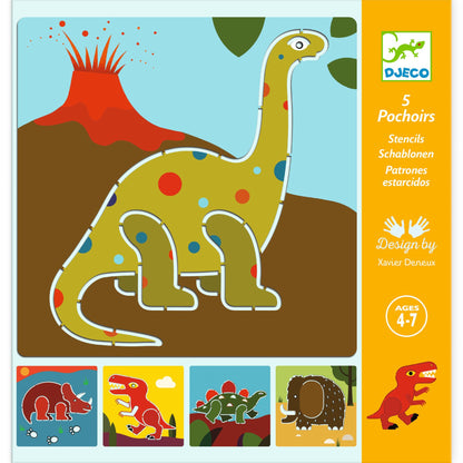 Stencil Set - Dinosaurs