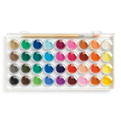 Colour Cake Watercolour Paints - Set of 36