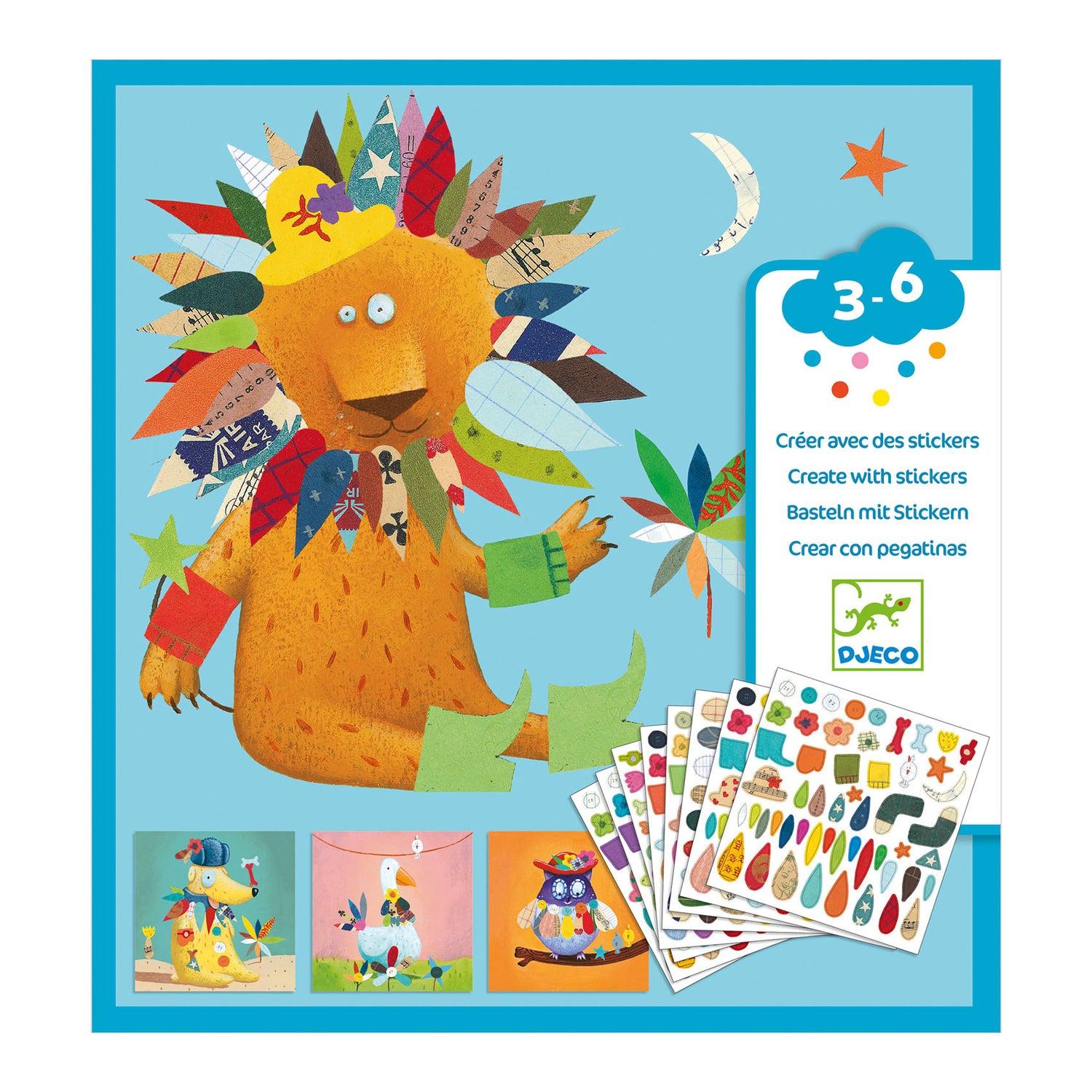 Collage Sticker Kit - Animals